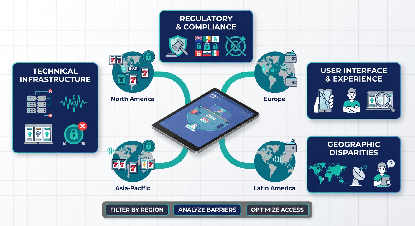 Accessibility testing session showing portable tablet with live dealer table and crypto wallet integration challenges